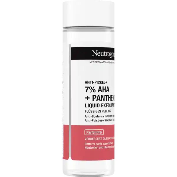 Anti-Pickel + 7% AHA + Panthenol Liquid Exfoliant Gesichtsreinigung