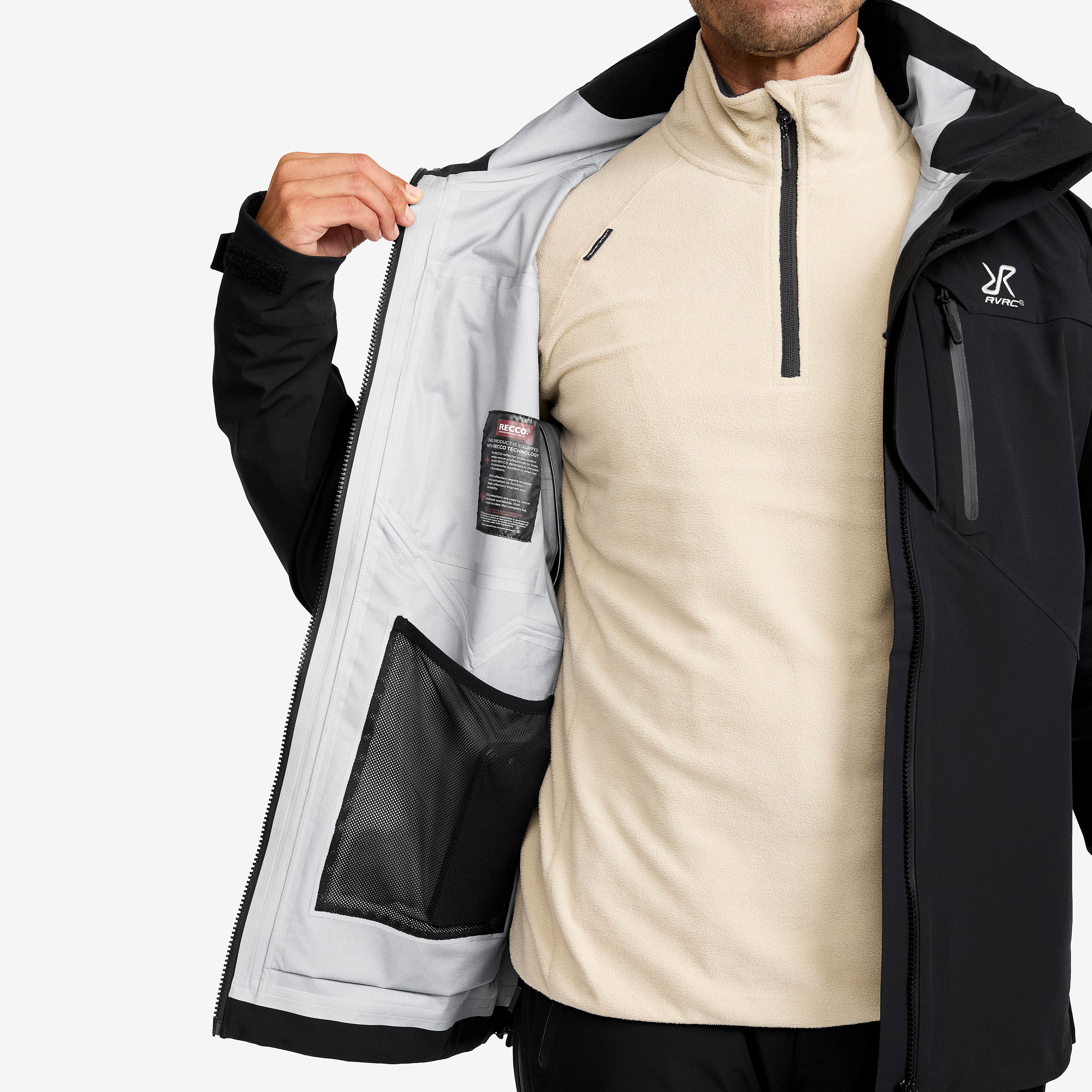 Aries Pro 3L Shell Jacket Herre Black