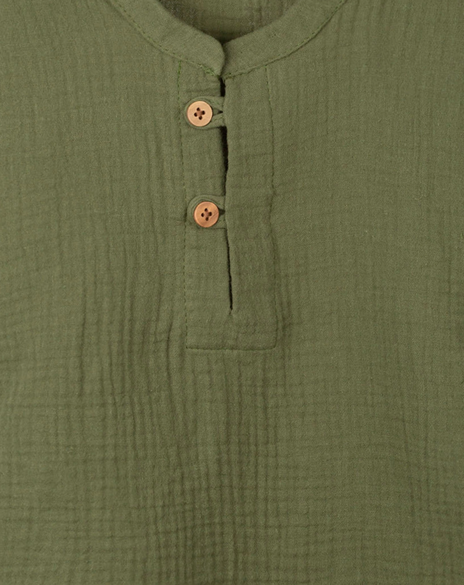 Mull-T-Shirt BASIC PURE in dill