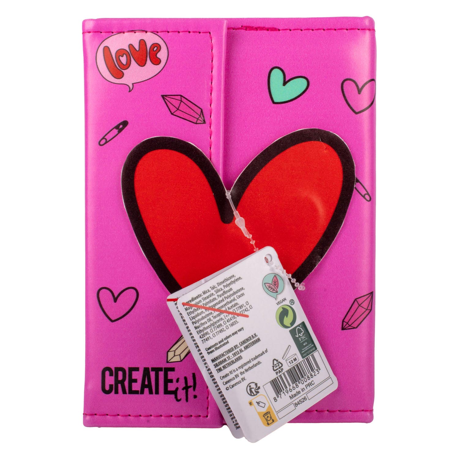 Create it! Beauty Make-Up Boek Magneetsluiting
