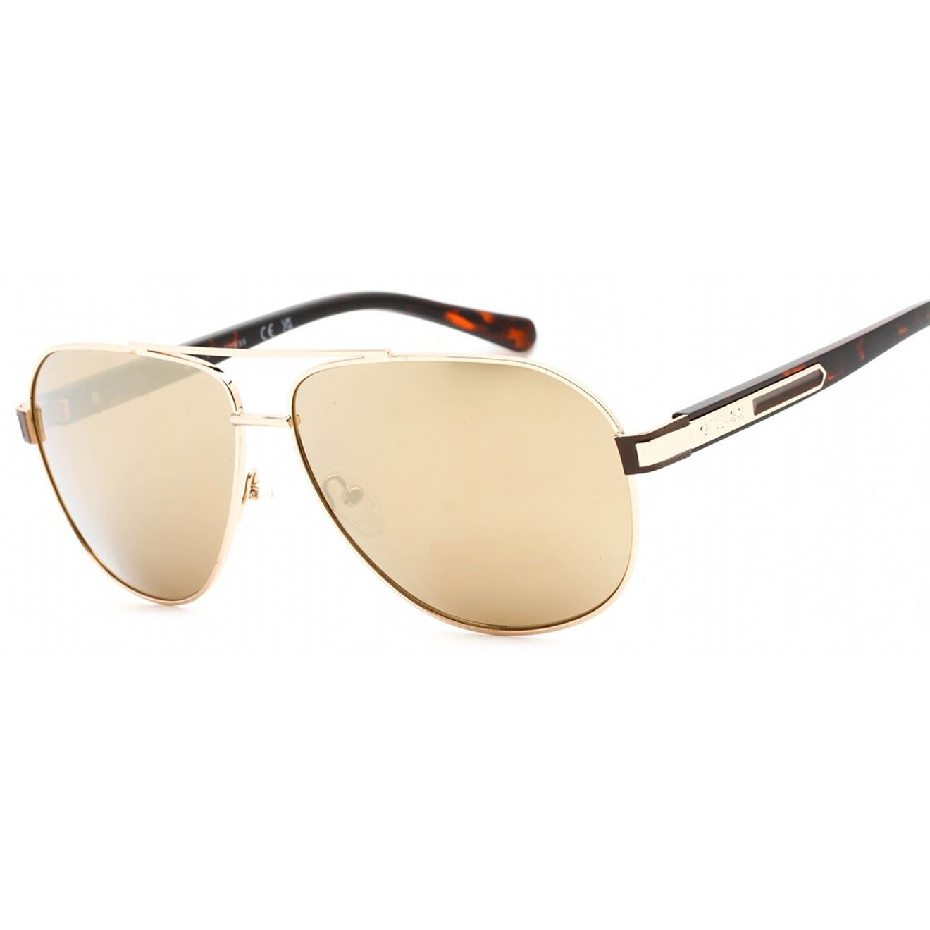 Guess Lunettes de soleil Homme dorées