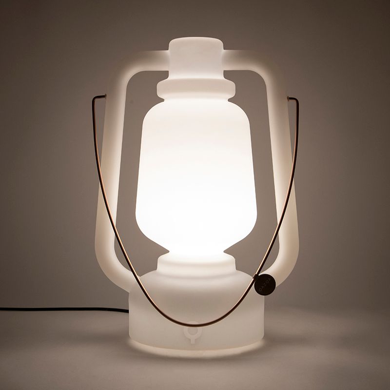 Vloerlamp wit 51 cm IP44 - Storm Large
