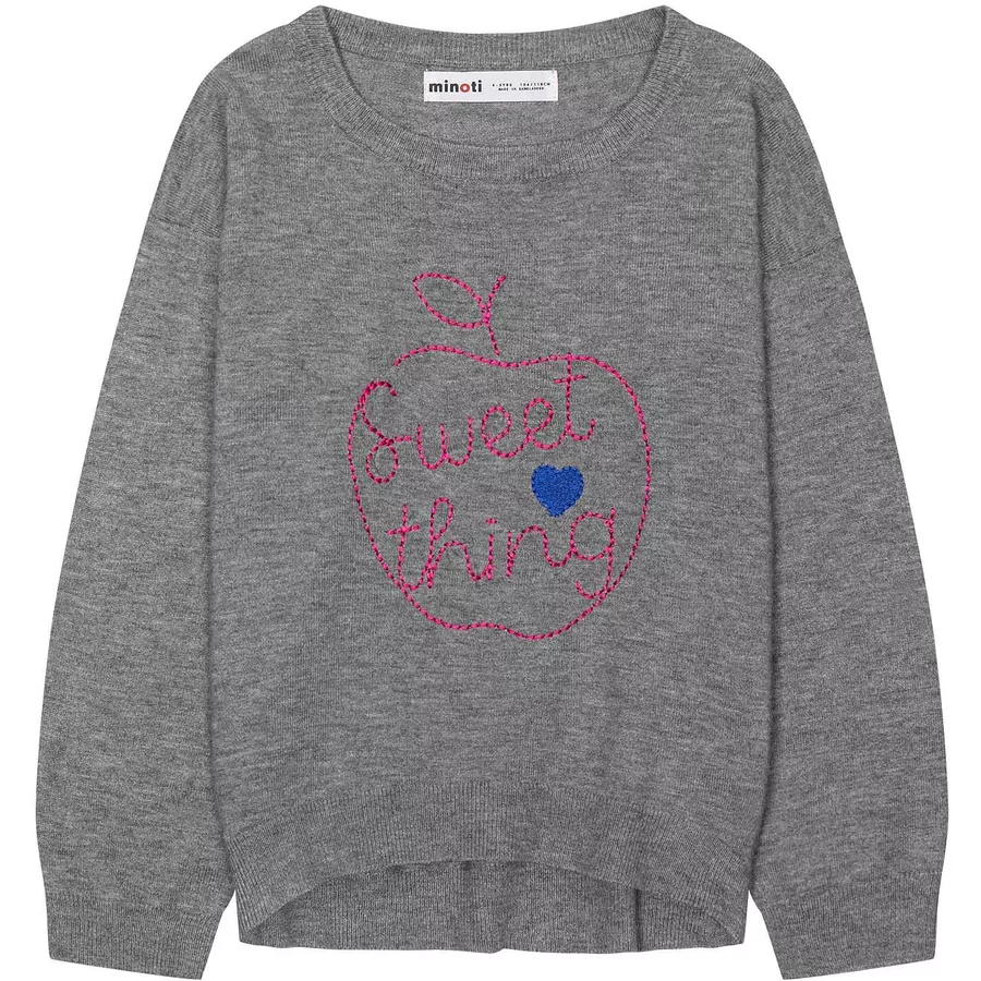 MINOTI Strickpullover Grau