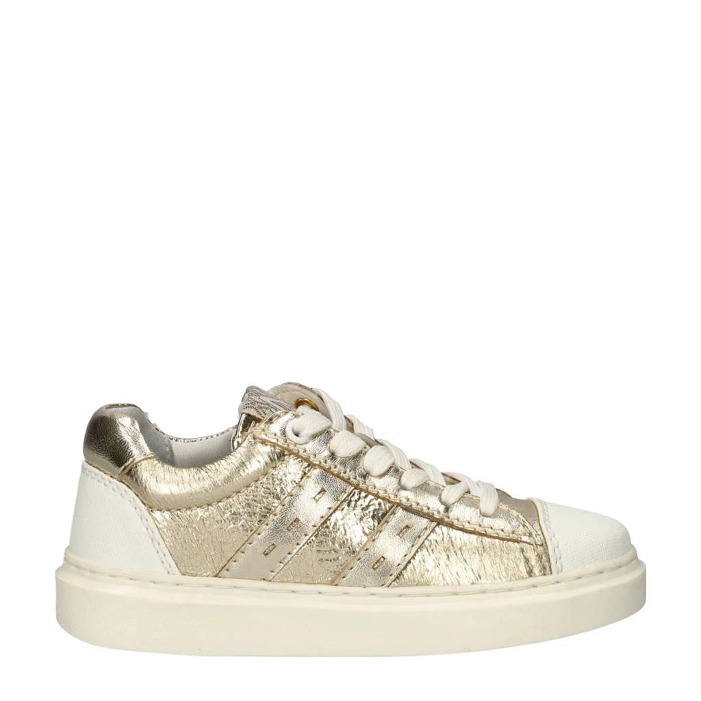 Nelson Kids leren sneakers goud
