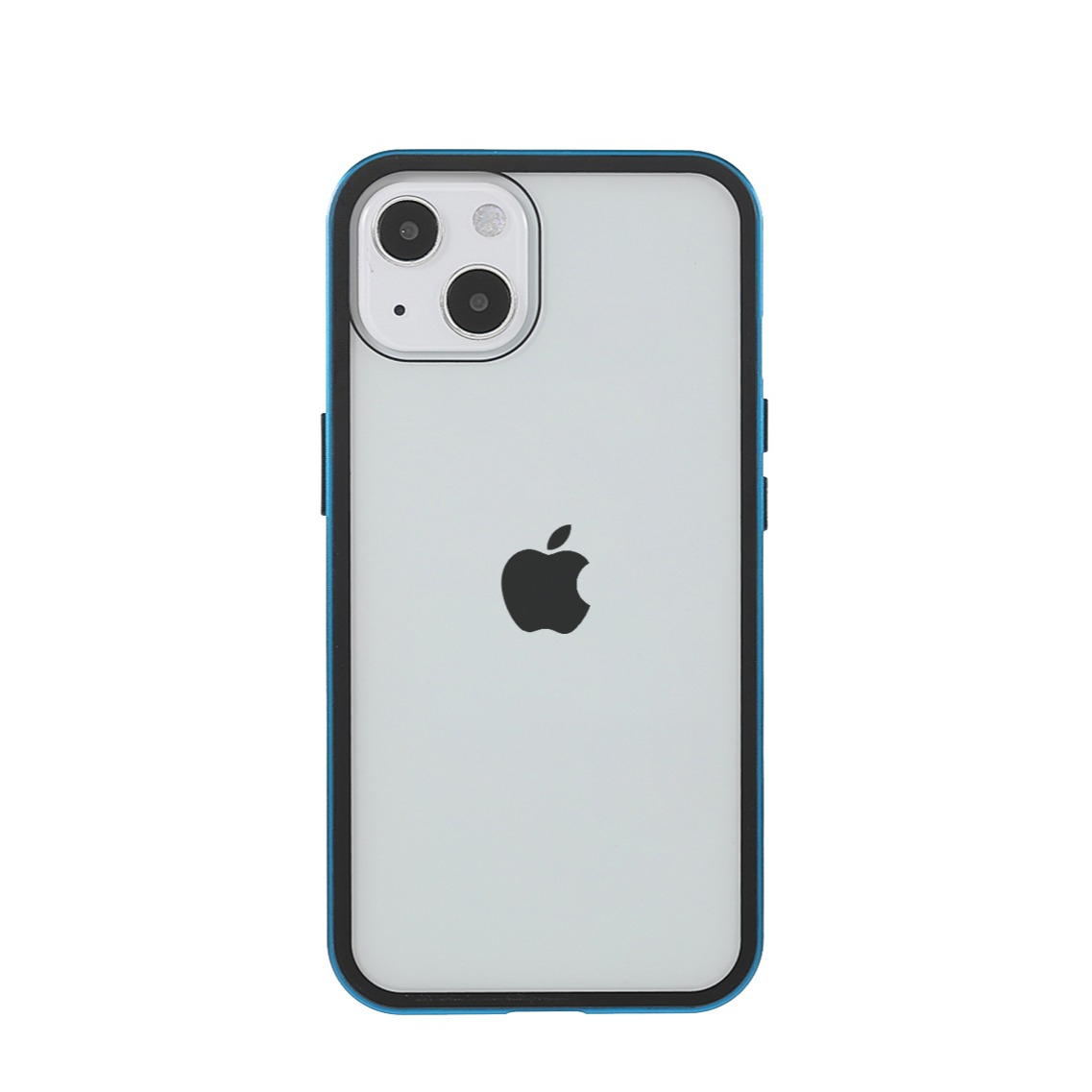 iPhone 13 Magnetische Alu Schutzhülle mit Panzer Glas Backcover   Displayschutz (Magnet-Technologie) - Blau