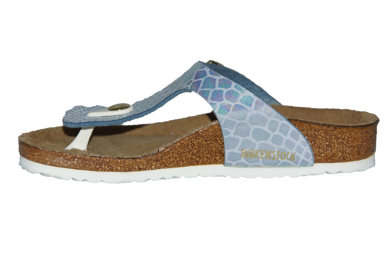 Birkenstock Gizeh Smal Jeans Washed Out Bleu