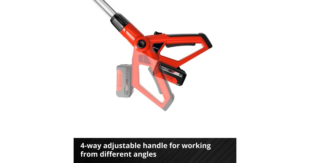 EINHELLAccu tuin-multitool GE-HC 18 Li T Solo stoksnoeizaag  (Rood, Accu en oplader niet inbegrepen)