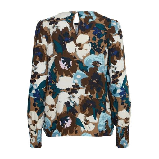 Fransa Langærmet Bluse, Tiger's Eye, XXL