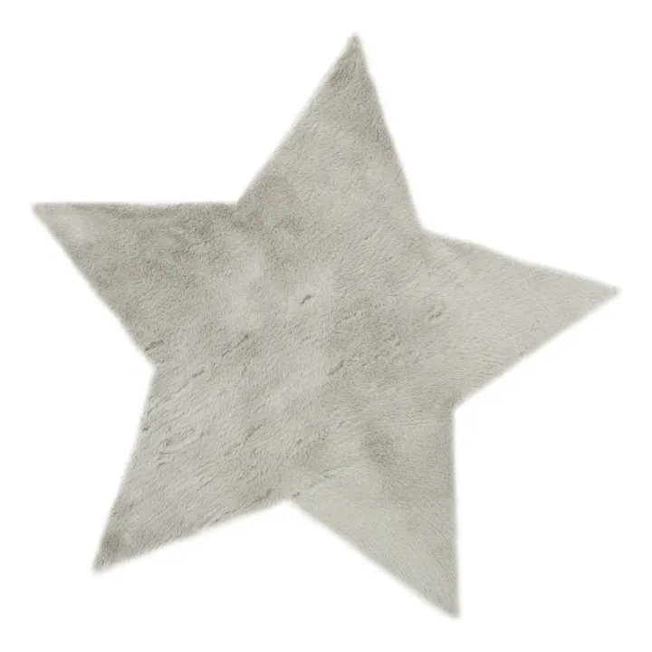 Pilepoil Tapis étoile | Gris clair