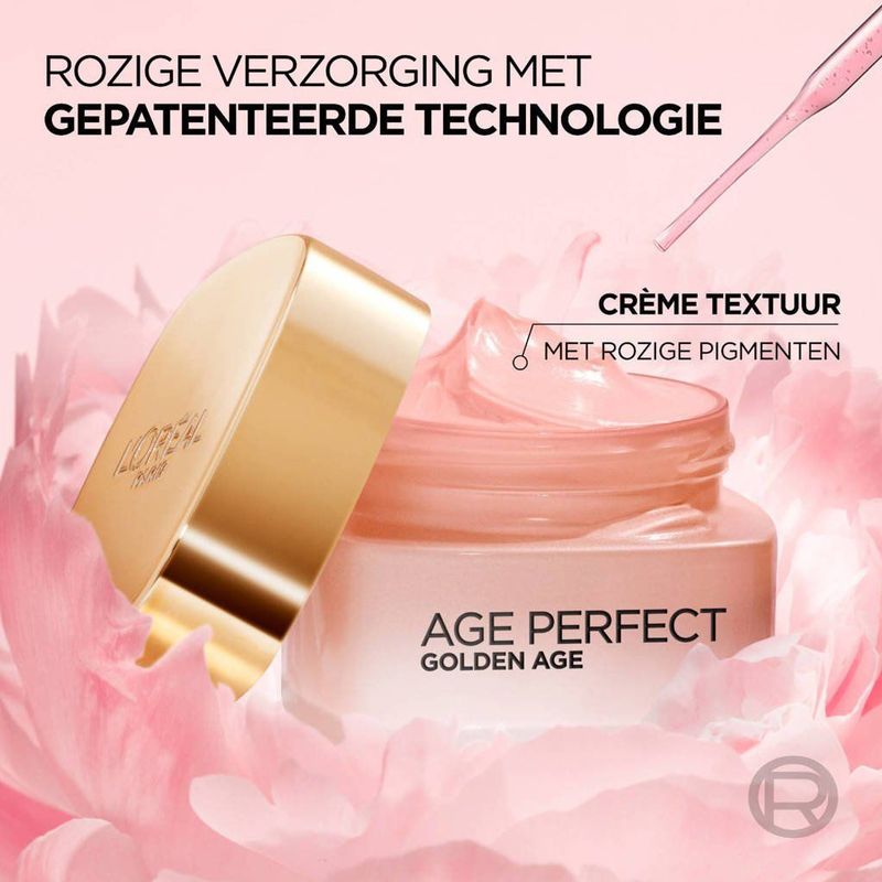 L’Oréal Paris Golden Age Hydraterende Dagcrème - Verouderende huid - Normale huid - 50 ml