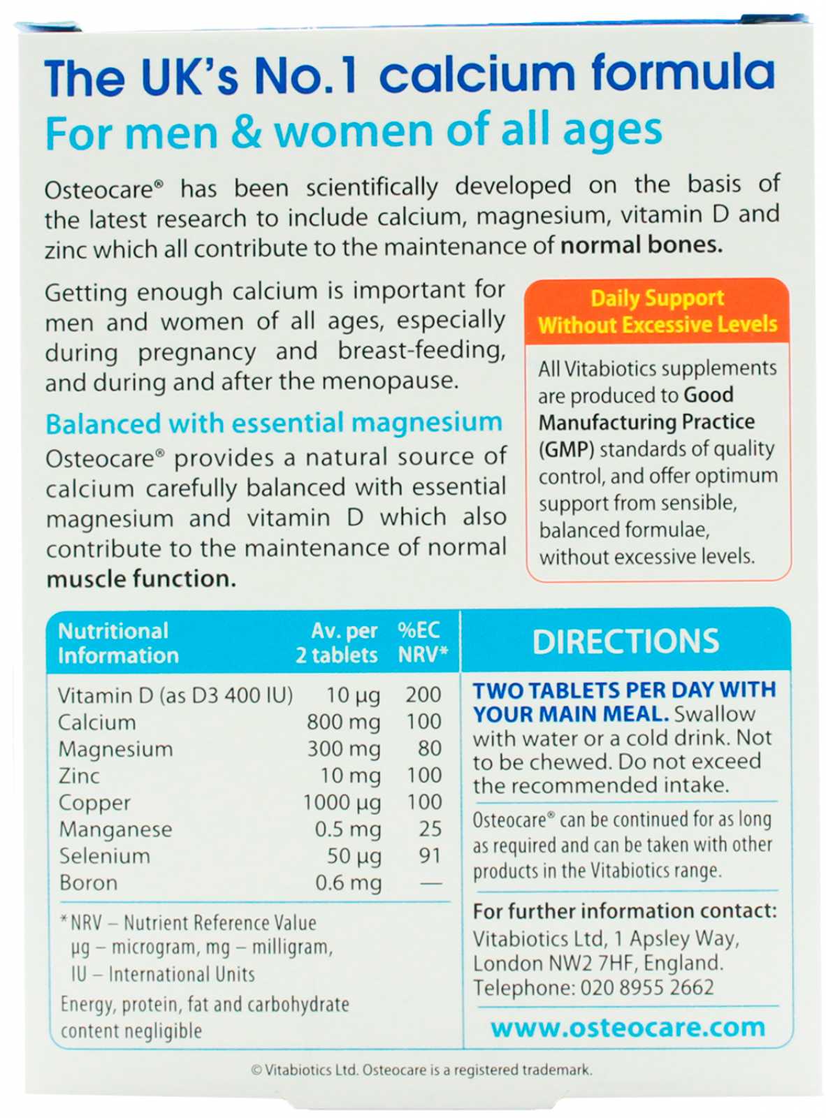 Vitabiotics Osteocare Líquido 200ml