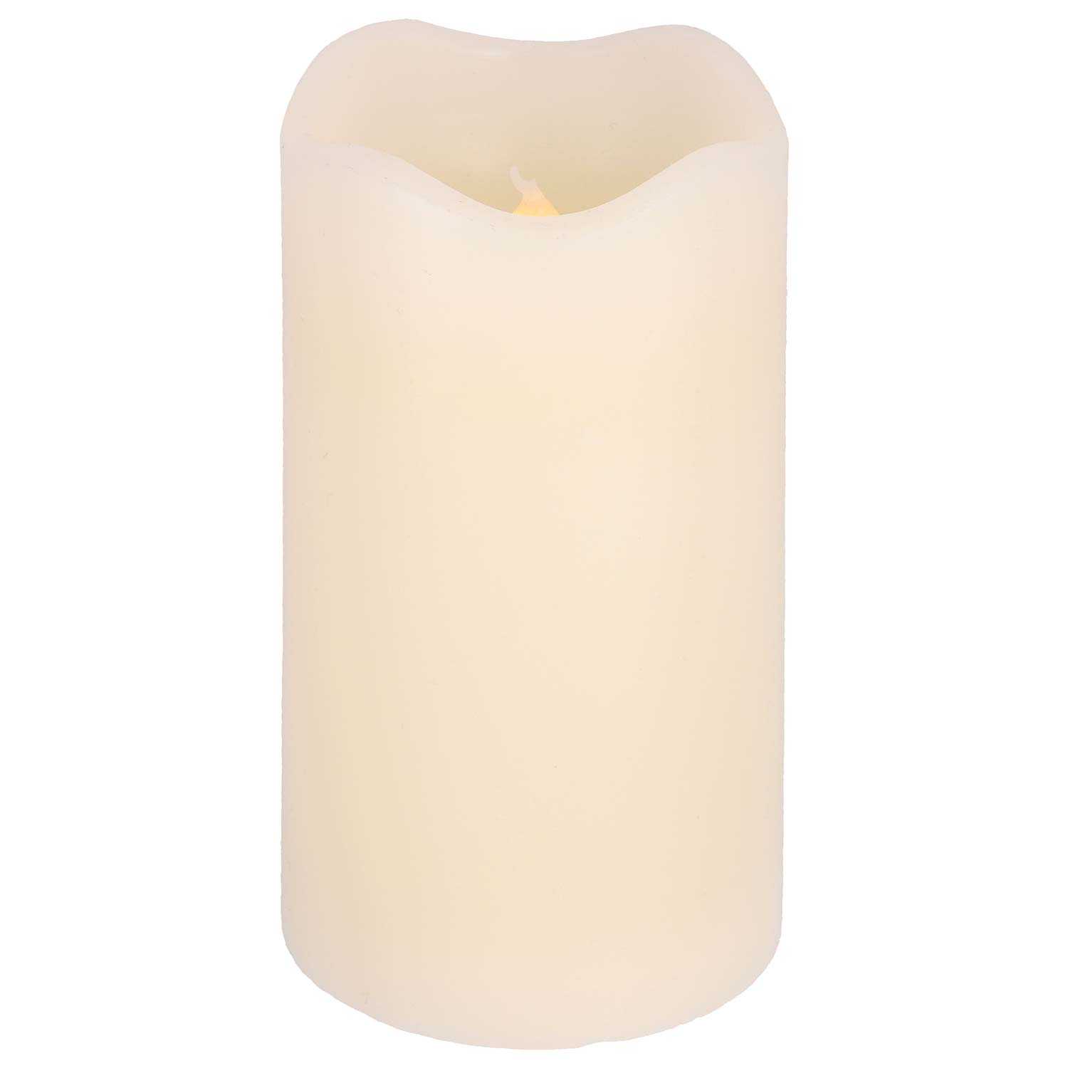 O’canny LED Kerze mit Timer champagner 7 x 13 cm