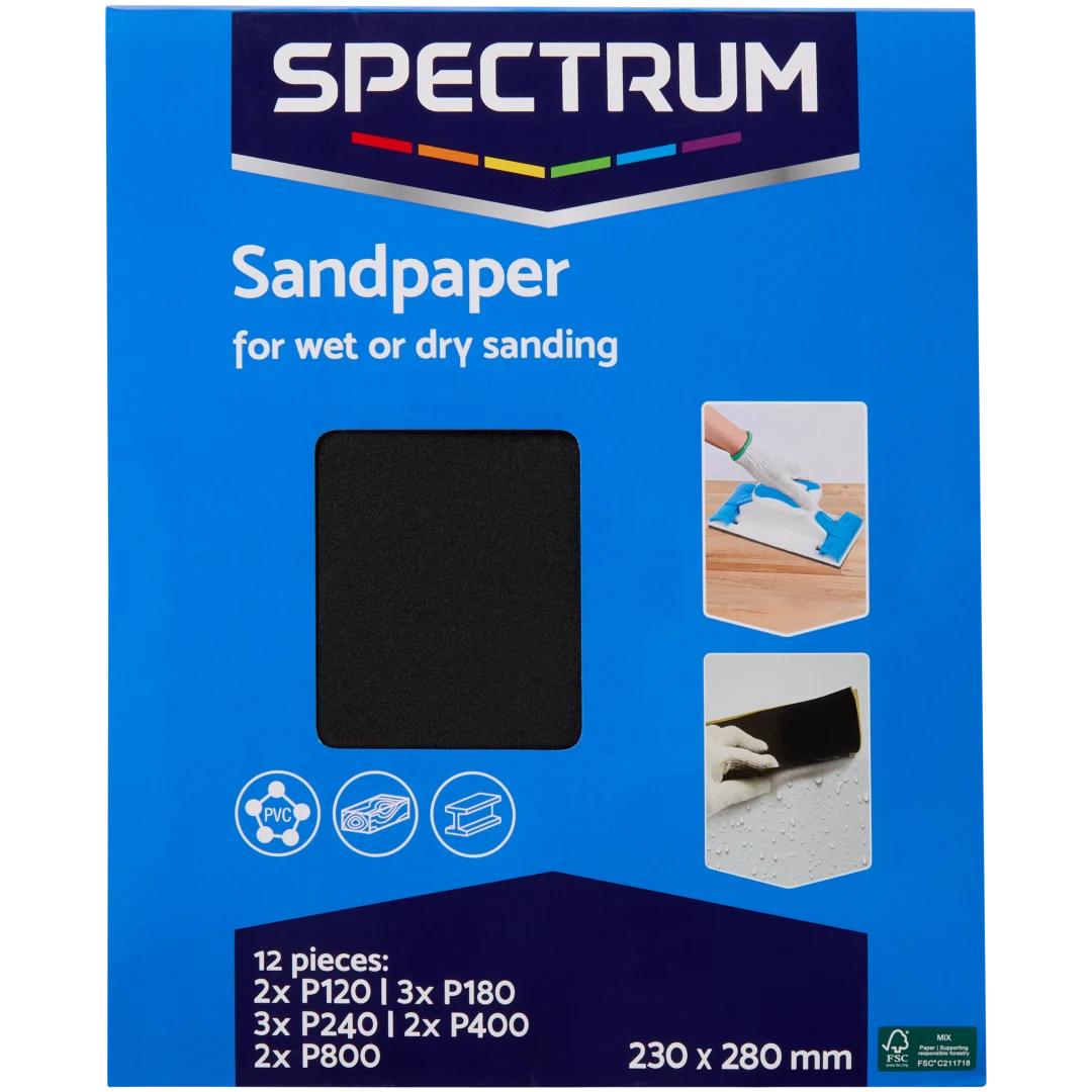 Spectrum schuurpapier Diverse varianten
