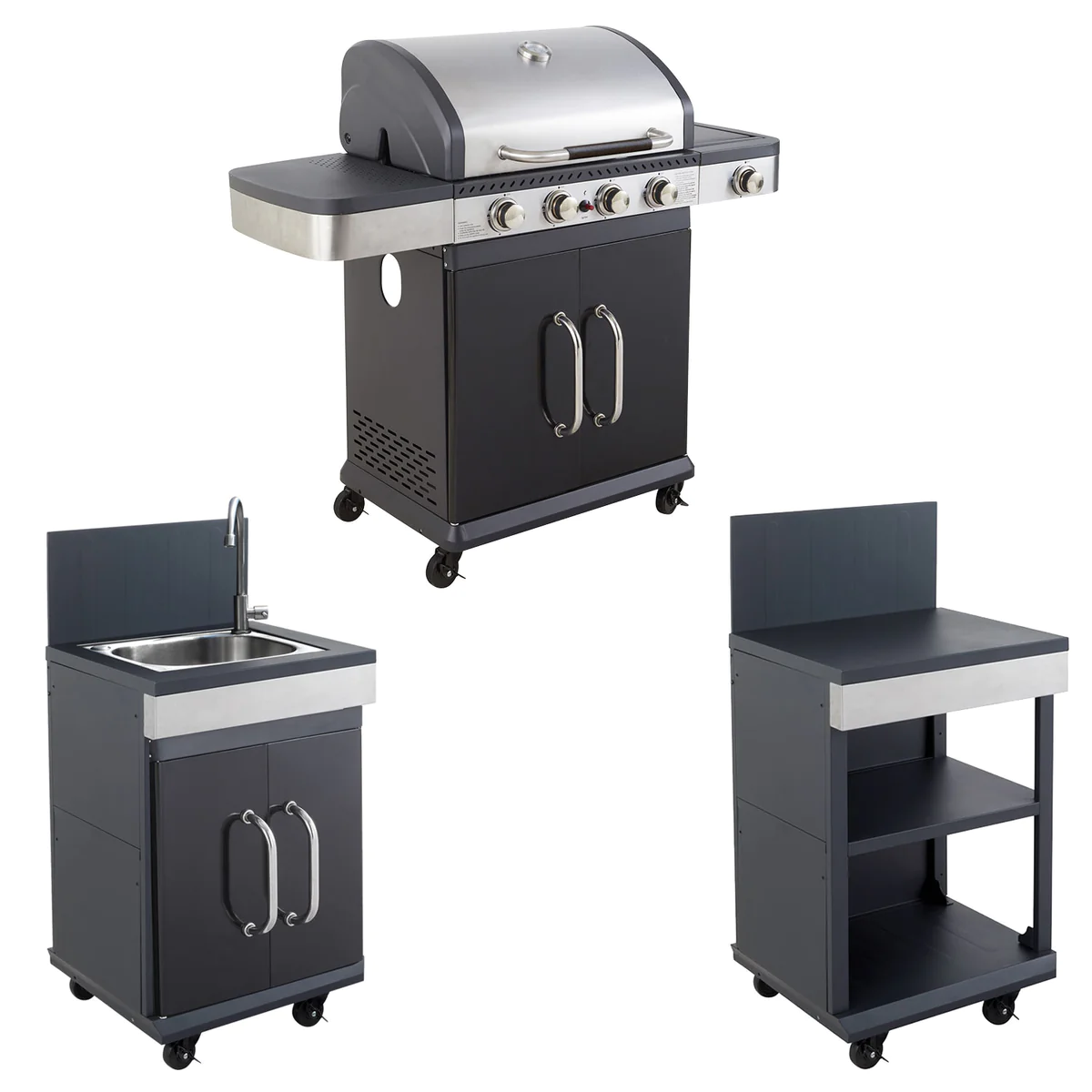 Cuisine extérieure modulable FIDGI 4 Cook'in Garden
