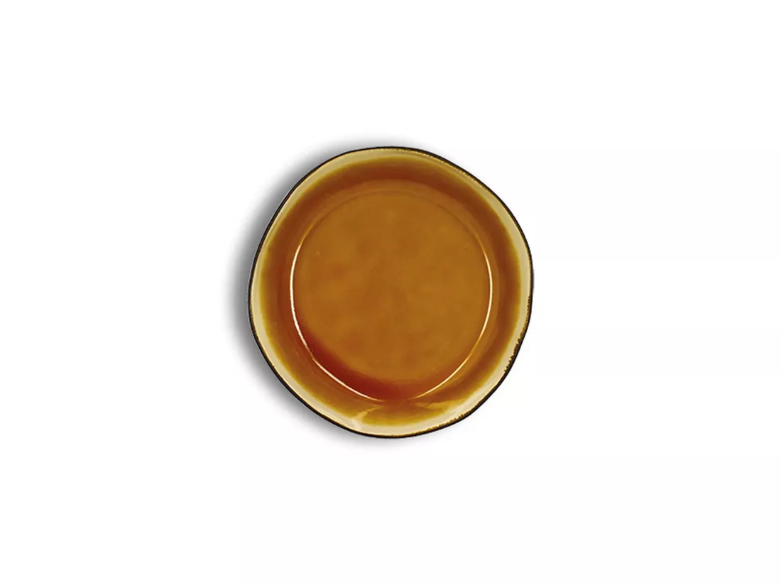 Ogo Living - Lot 6 Assiettes Coupe Balata 16cm En Gres Jaune