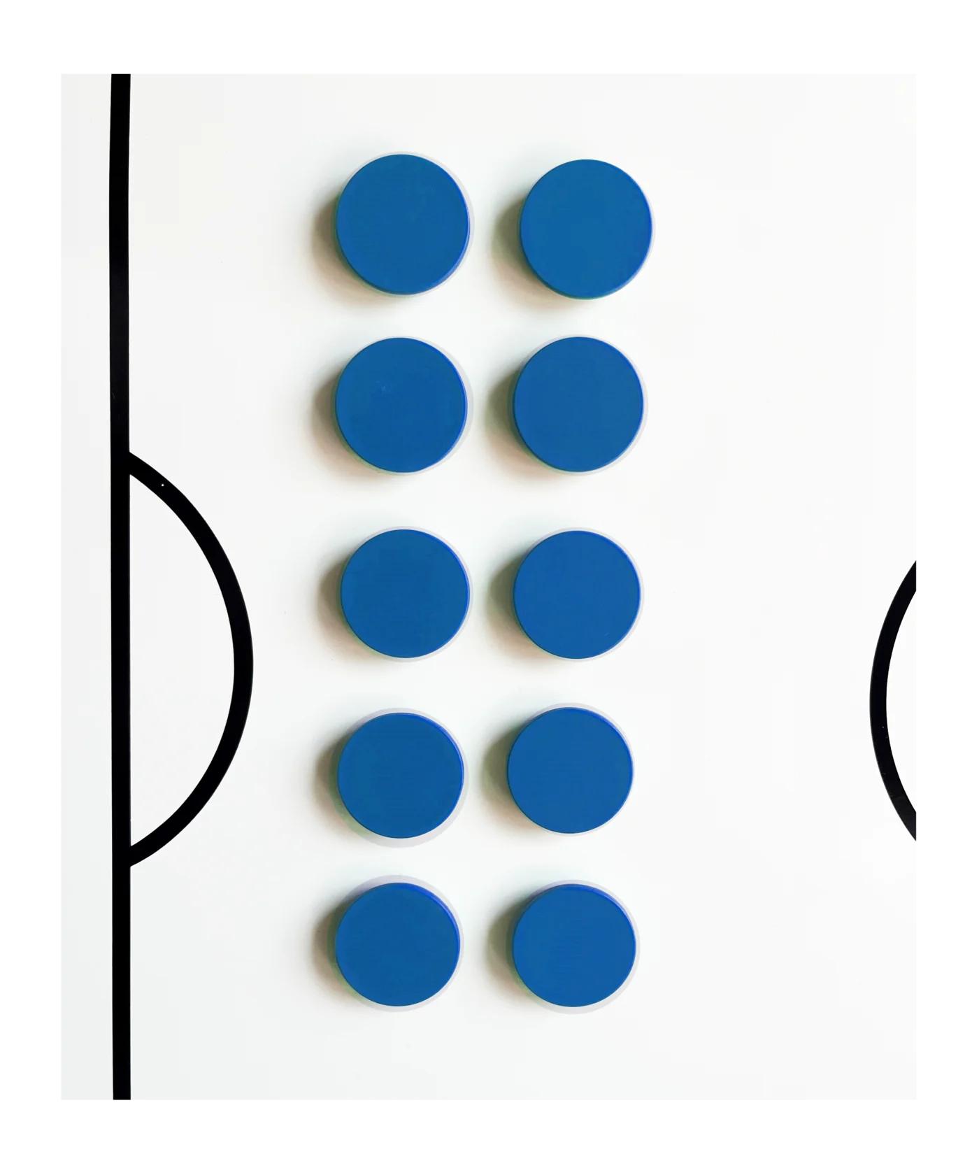 Cawila PRO Rundmagnet 10er Set 30mm Blau