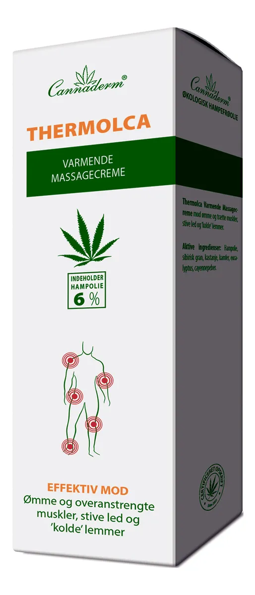 Cannaderm Thermolca Varmende Muskelcreme - 250 ml.