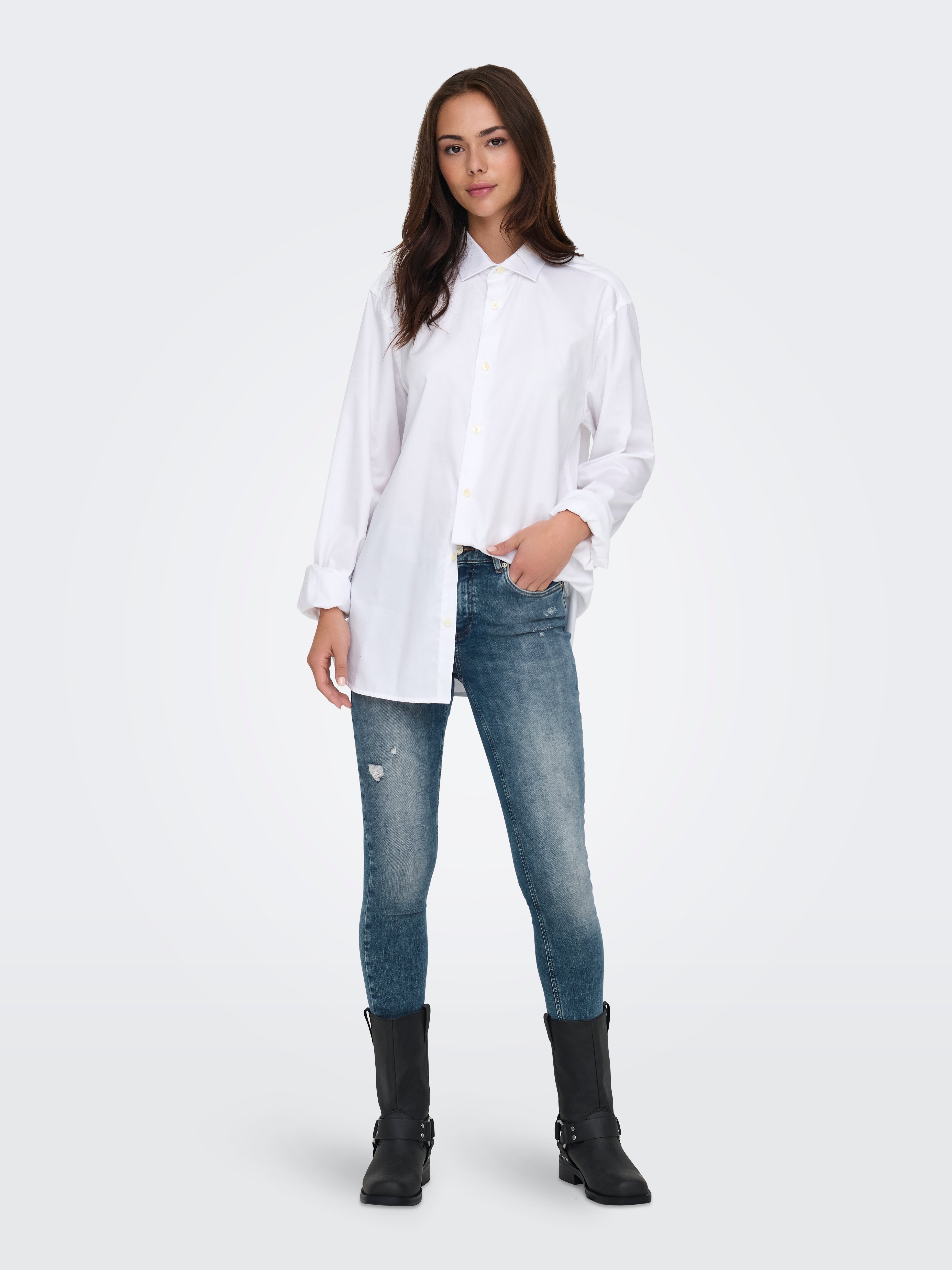 ONLBLUSH Mittlere Taille Skinny Fit Jeans Special Blue Grey Denim