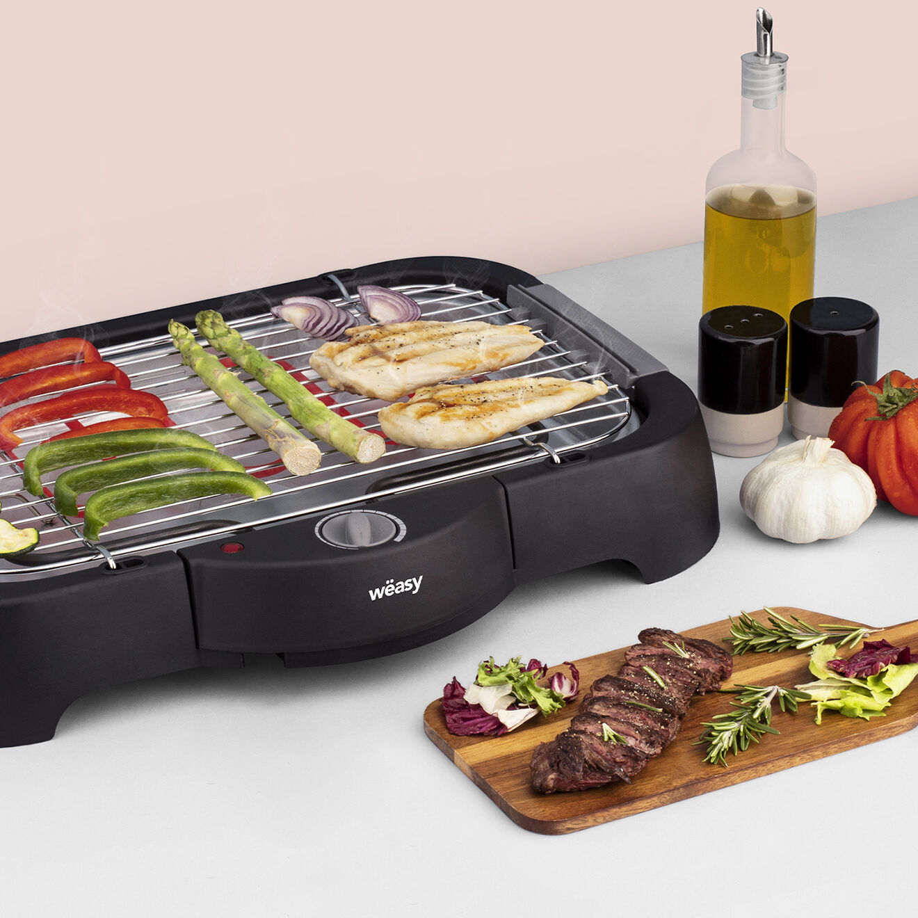 Weasy Grill BBQ électrique noir -  2000W