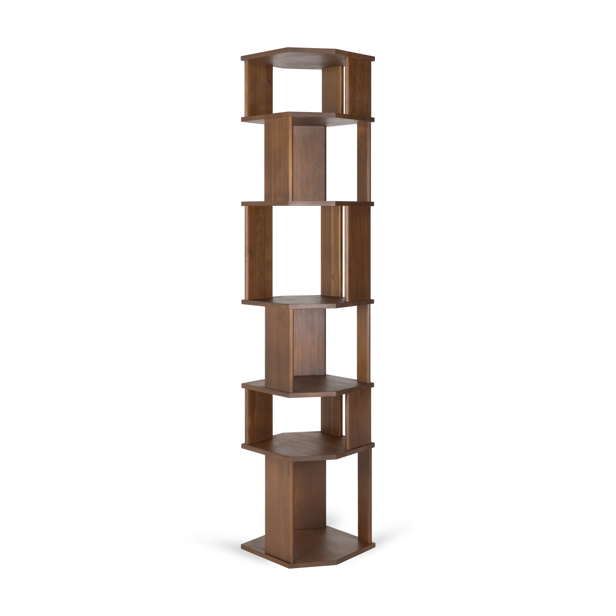 Ethnicraft - Stairs kast - bruin teak - gelakt - 45x46x204