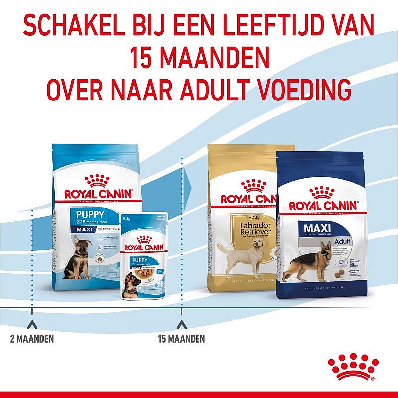 ROYAL CANIN® Large Dog Junior 25-45Kg - Hondenvoer voor de spijsvertering en gewrichten van pups van grote honden