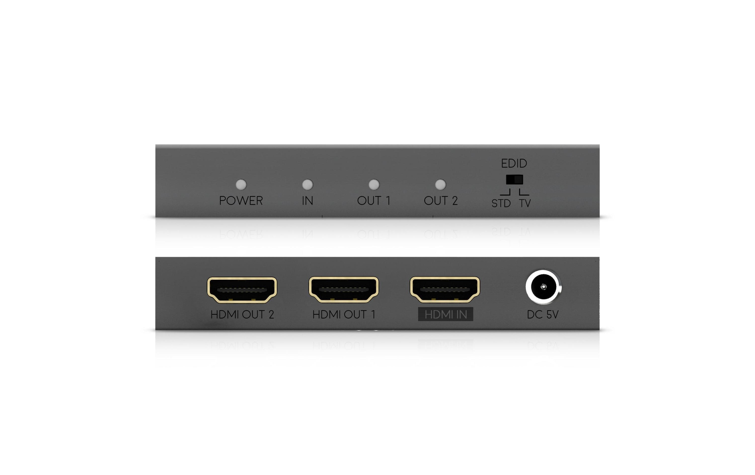 Splitter HDA-250793 HDMI<br>1x2 4K 18Gbps HDMI Splitter