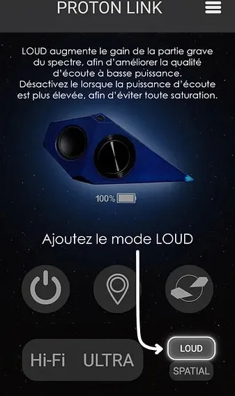 French Acoustics Proton V2 Blanc Enceintes Bluetooth portables