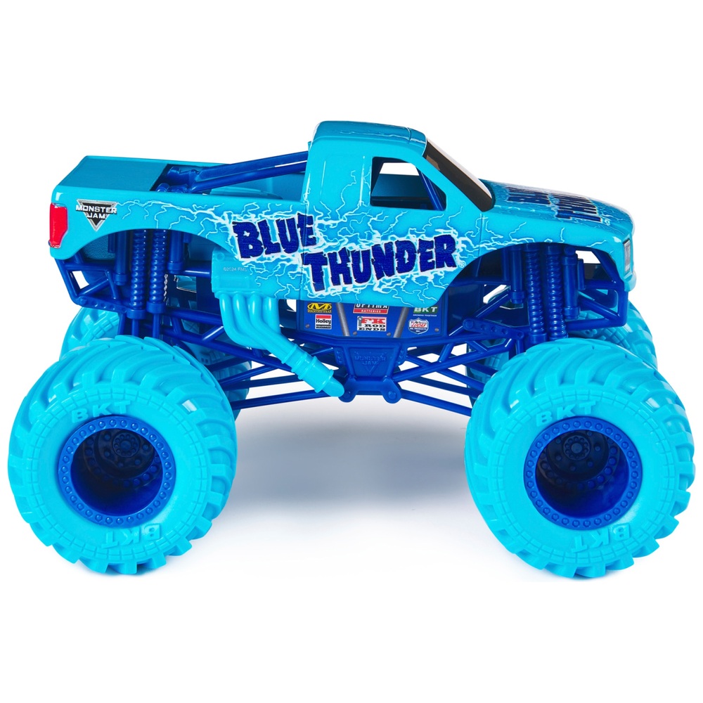 Monster Jam 1:24 Die-Cast Blue Thunder Monster Truck