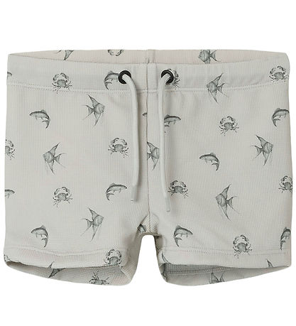 Lil' Atelier Badehose - NmmFlorio - Vapor Blue