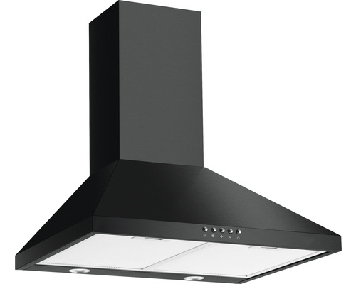 Amica KH 17286 S wandafzuigkap, 60 x 50 cm (B x D), zwart