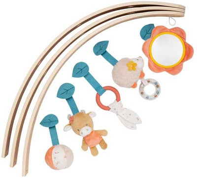 Nattou Mila, Zoë & Lana Babygym med Trebuer