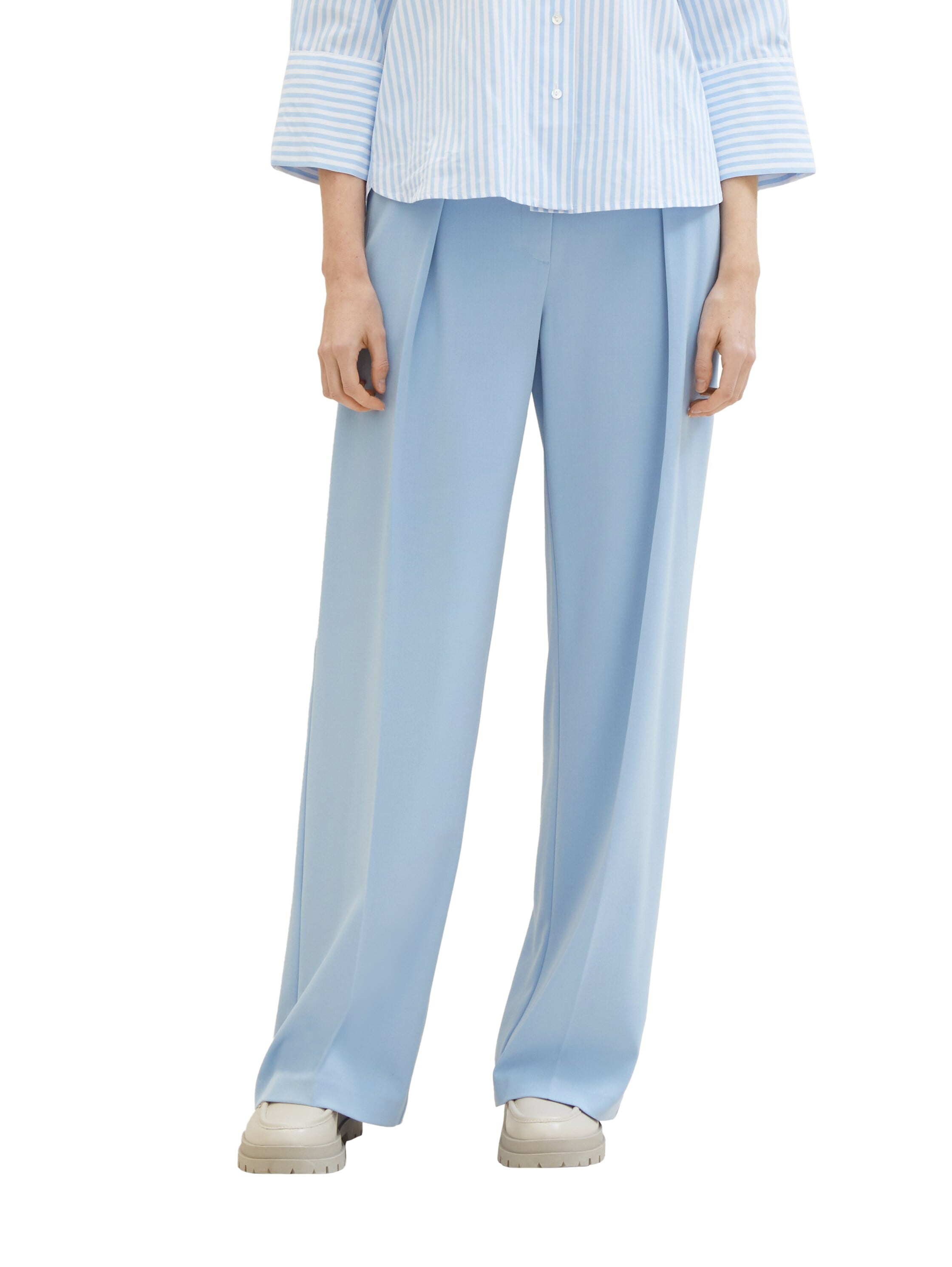 TOM TAILOR Bundfaltenhose »Lea Wide Leg«  mit weitem Bein