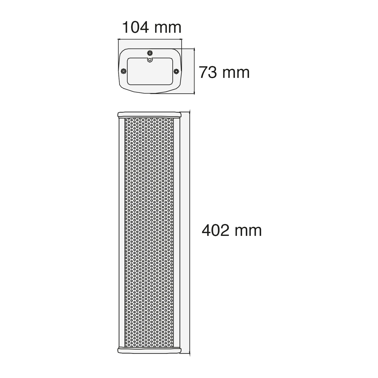 Audiophony CLS440 100V zuilluidspreker 4x 2,5 inch IP44 wit - 40 Watt