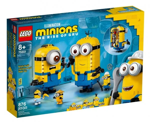 LEGO Minions 75551 Klodsbyggede Minions og deres tilholdssted