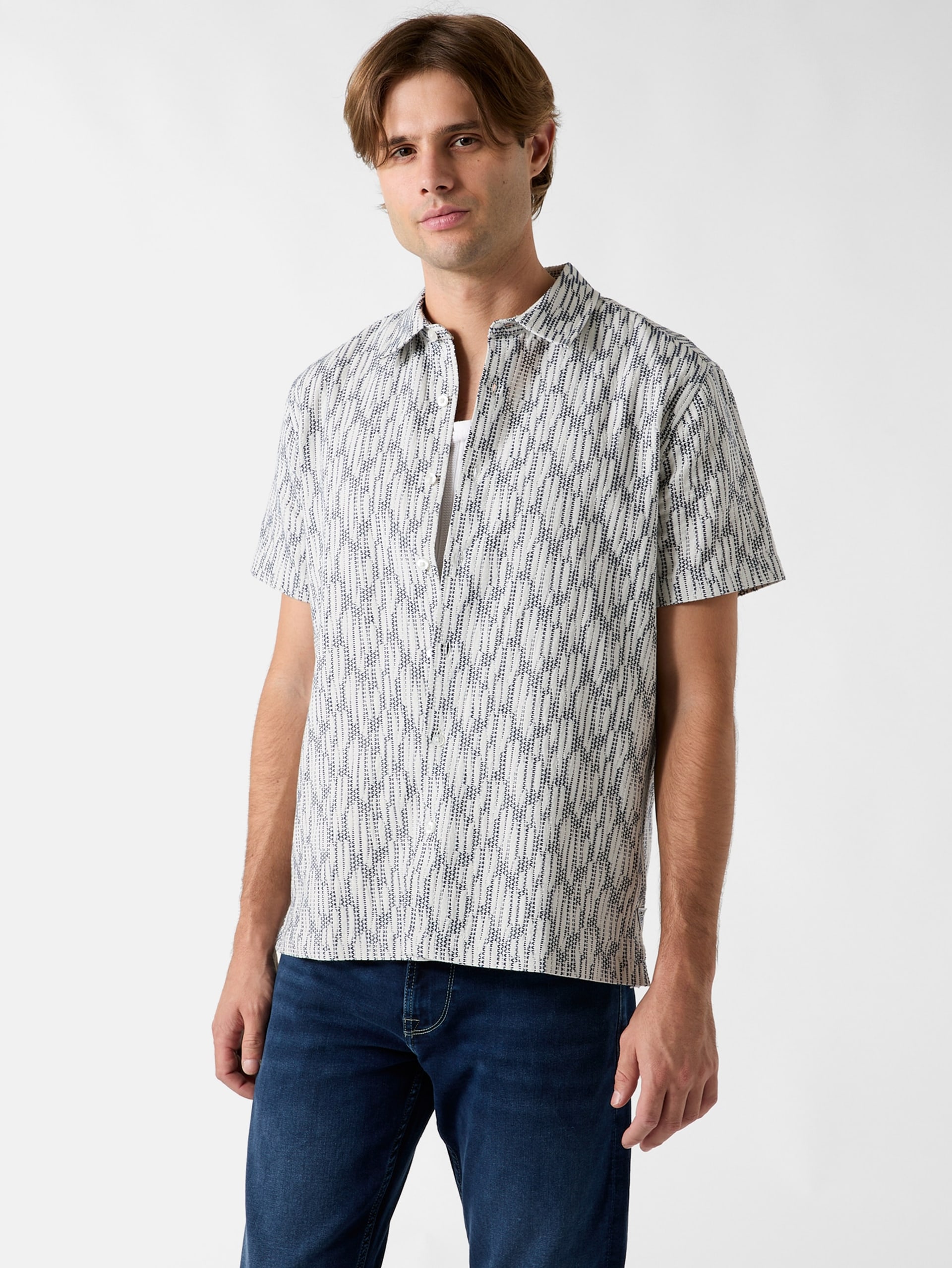 Camisa Jacquard Bowline