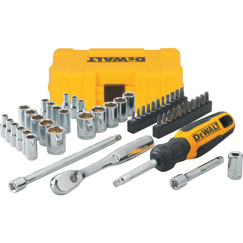 DeWALT 1/4" Dopsleutelset 50 delige Set