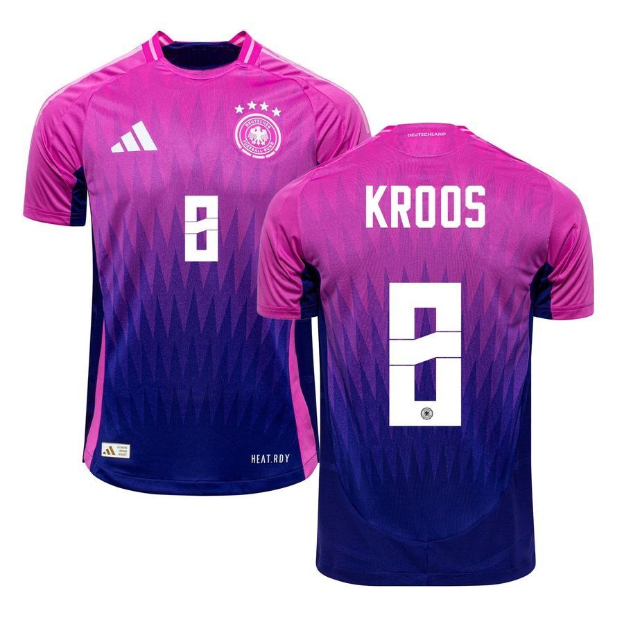 Allemagne Maillot Extérieur EURO 2024 Authentic KROOS 8   EURO 2024 Badge de Manche