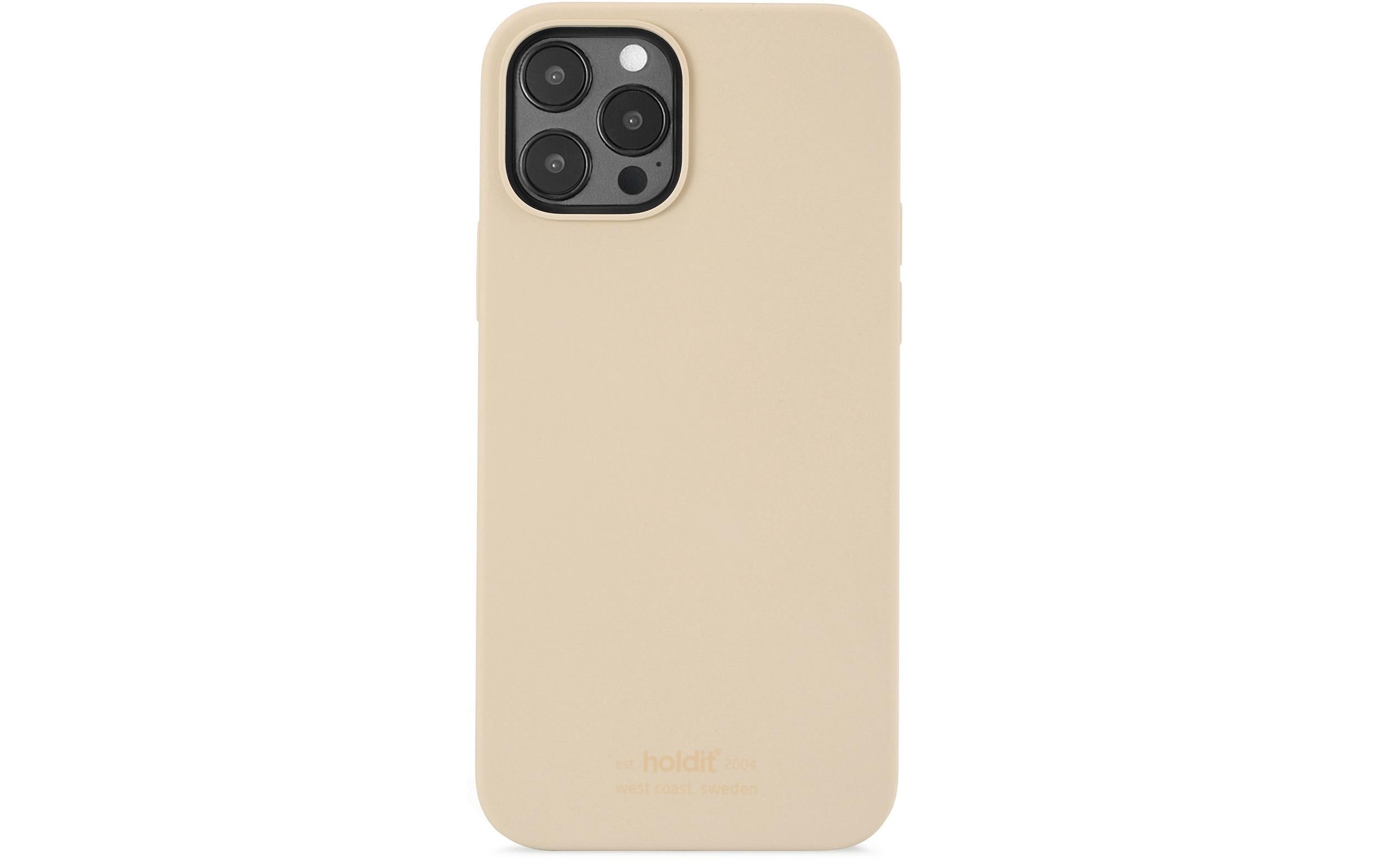 Back Cover Silicone iPhone 12/12 Pro BeigeModerne Handyhülle aus ultradünnem und griffigem Silikon