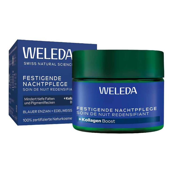 Weleda festigende Nachtpflege blauer Enzian & Edelweiss, 40 ml