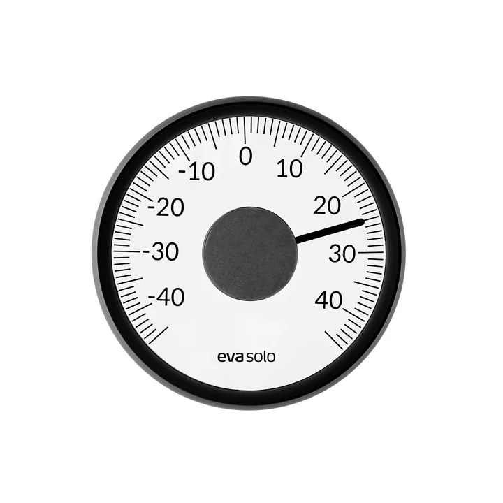 Eva Solo - Aussenthermometer (Mechanisch), Ø 11 cm, schwarz (für die Fensterscheibe)