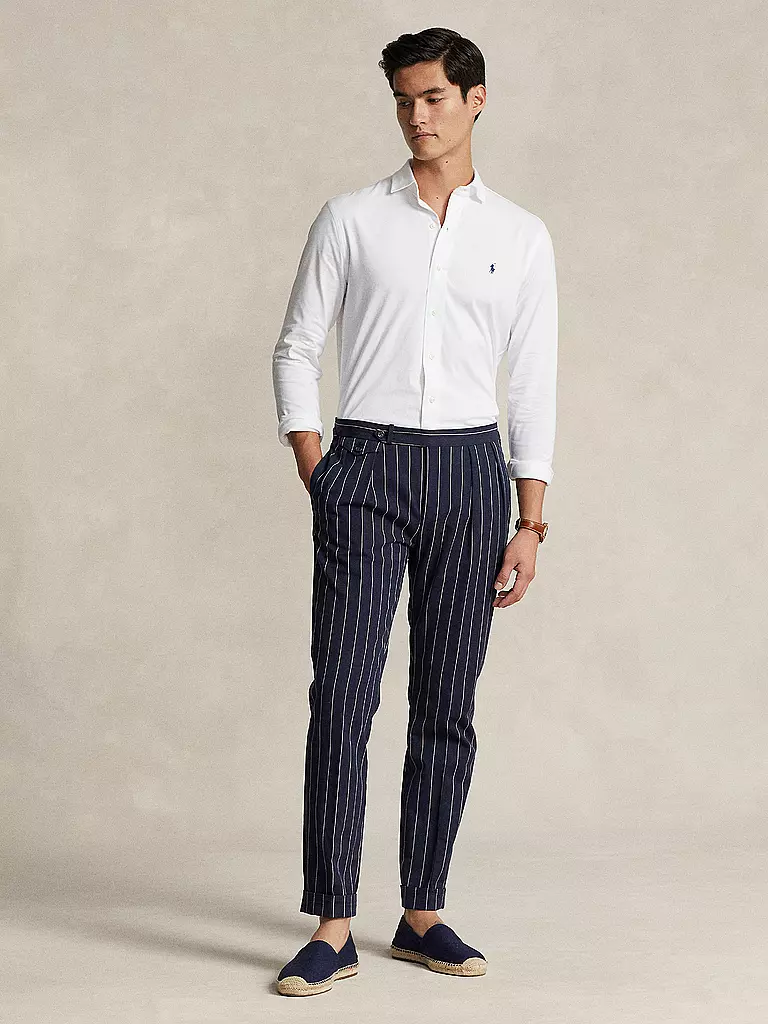 POLO RALPH LAUREN Jerseyhemd Slim Fit weiss