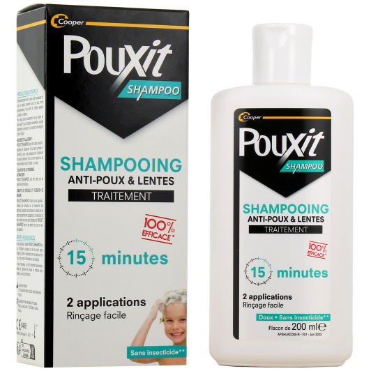 Shampooing traitant anti-poux et lentes Pouxit