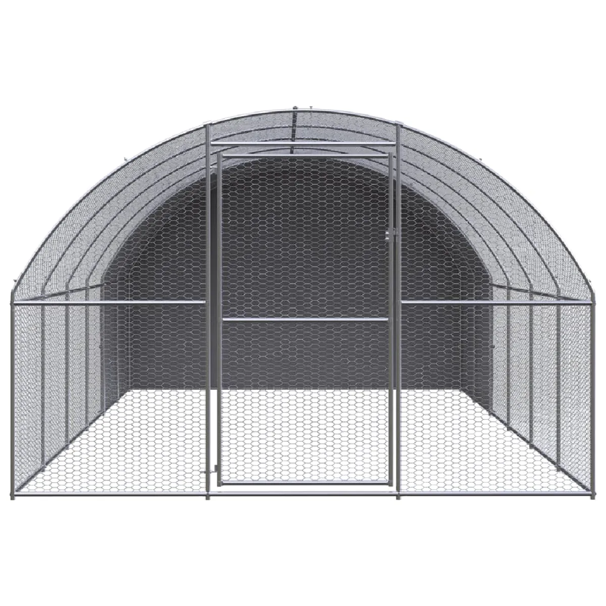 vidaXL Poulailler 3x6x2 m Acier galvanisé