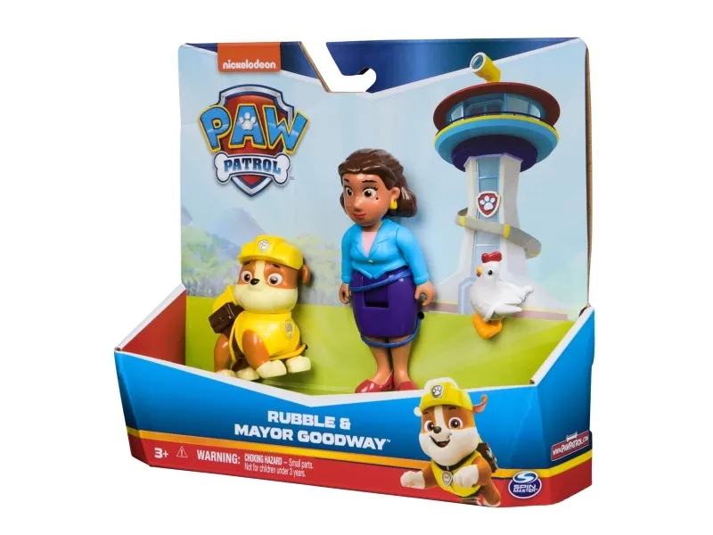 Paw Patrol Hero Pup - Mayor Goodway & Rubble