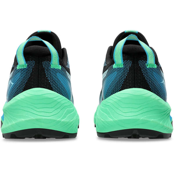 Chaussure trail ASICS GEL-TRABUCO 12 BLACK/BRIGHT CYAN