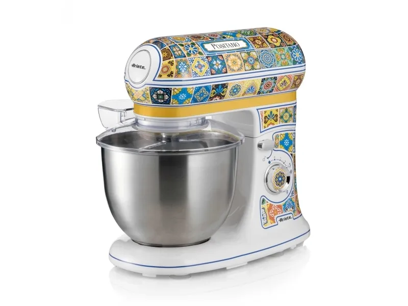Ariete 1588/0P, Bordmixer, Gul, Ælte, Mikse, 5,5 L, Dreje, Rustfrit stål