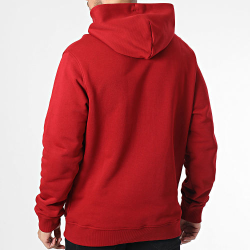 Sweat Capuche Badge 7988 Bordeaux