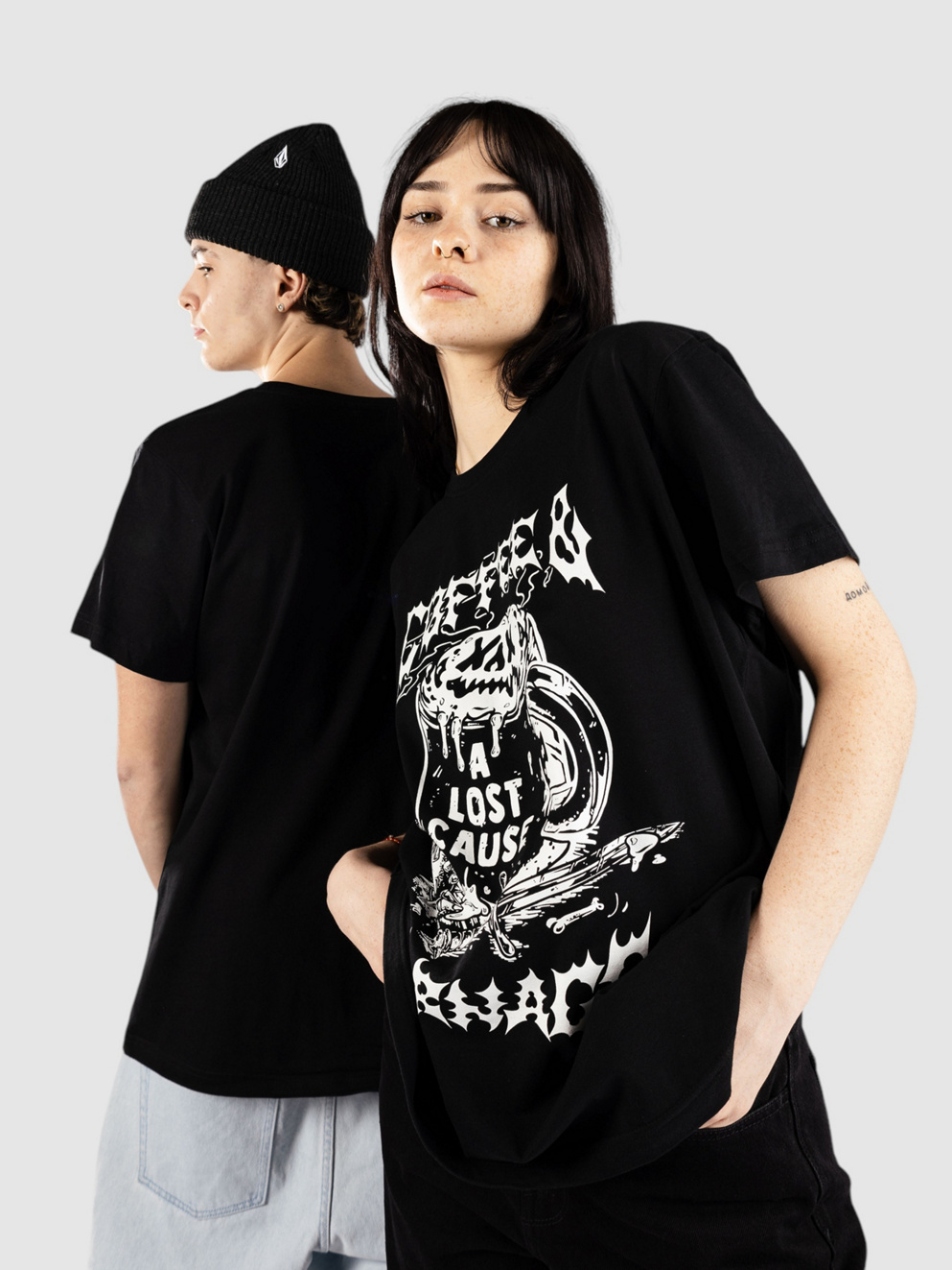 A Lost Cause Coffee T-Shirt black