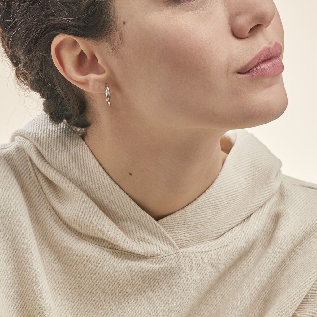 Créoles Tita Or Bicolore