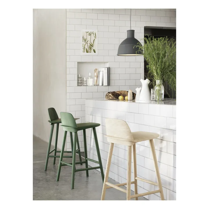 Muuto Tabouret de bar Nerd 75 cm | Noir